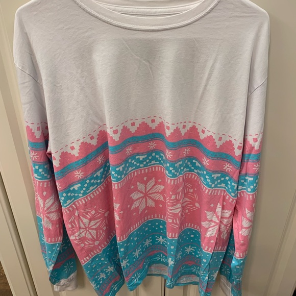 LAUREN JAMES Christmas Sweater Women’s T-Shirt Size L - Picture 2 of 6